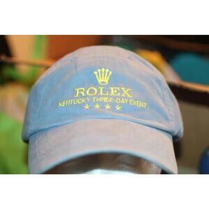 Rolex Kentucky Three-Day Event 2010 Blue Strapback Hat Vintage